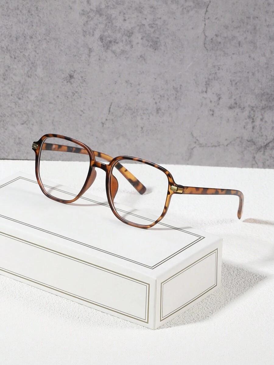 okulary zerówki animal print