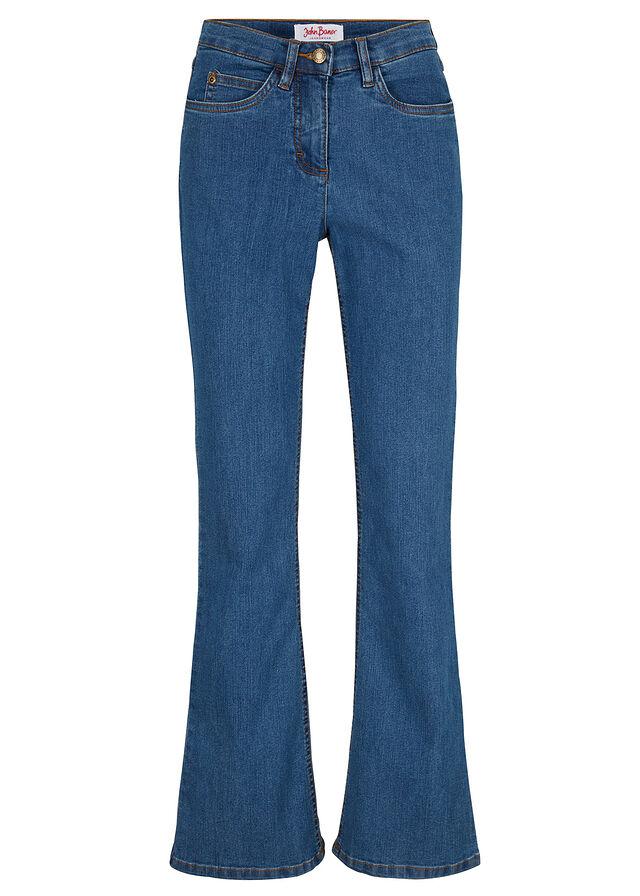 NIEBIESKIE SPODNIE JEANS DZWONY BOOTCUT