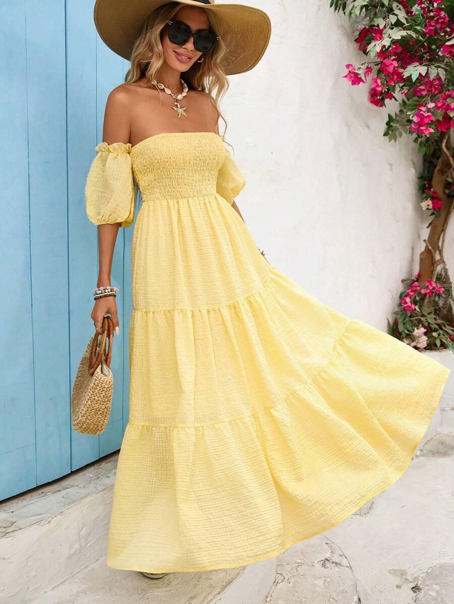 SUKIENKA KOKTAJLOWA MAXI CARMEN LYOCELL