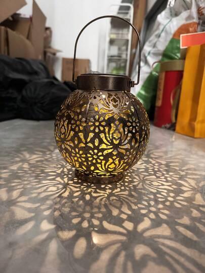 złoty lampion zdobienie