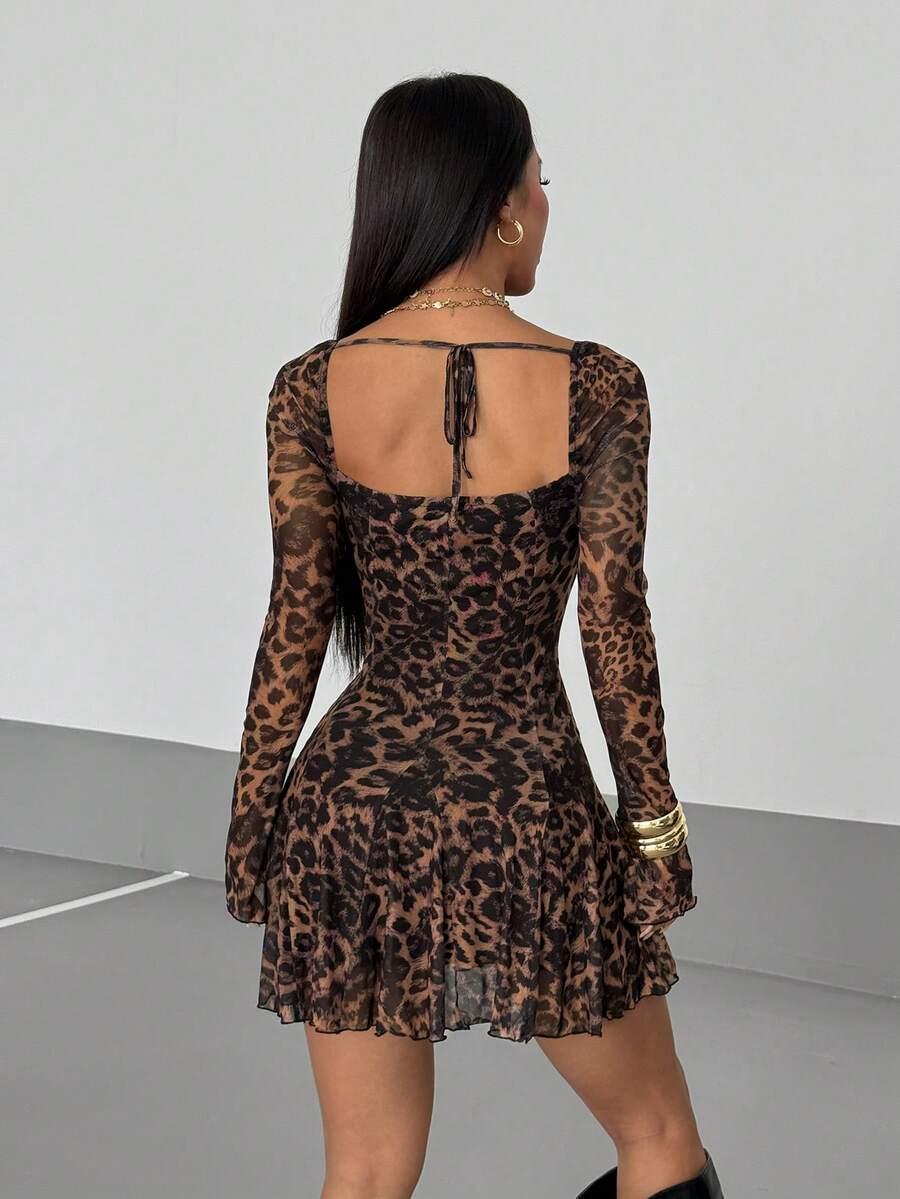 MINI SUKIENKA ANIMAL PRINT