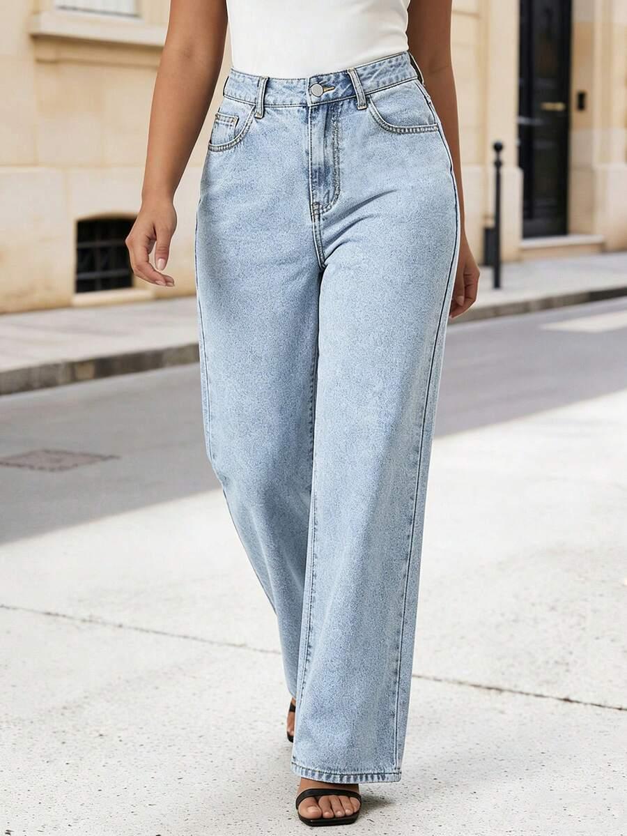 NIEBIESKIE JEANSY KIESZENIE