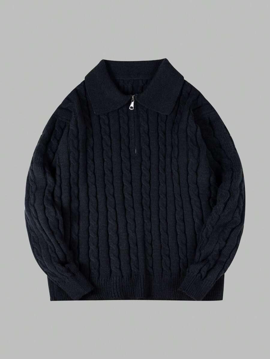 CZARNY SWETER ZAMEK