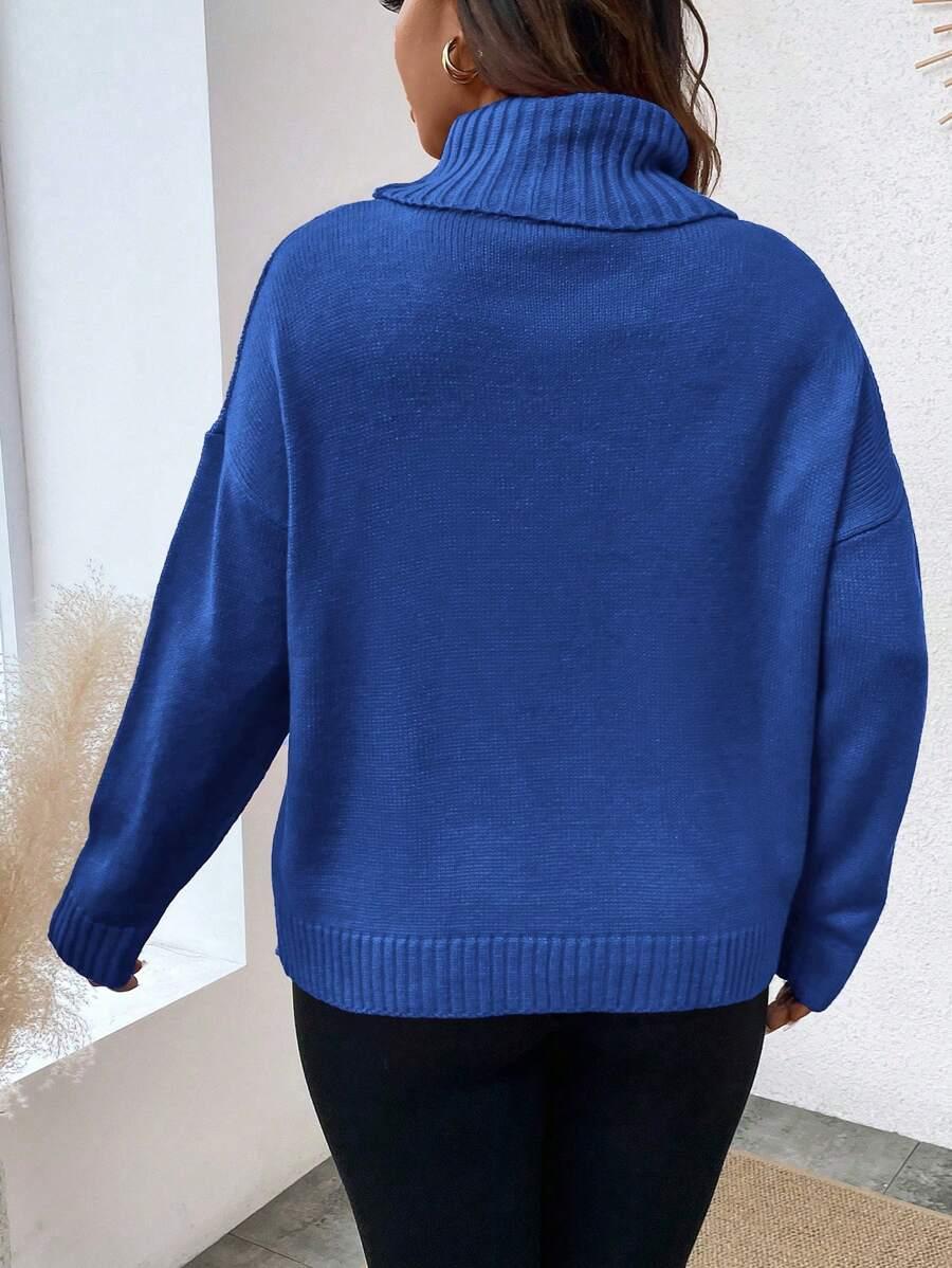 NIEBIESKI SWETER GOLF 