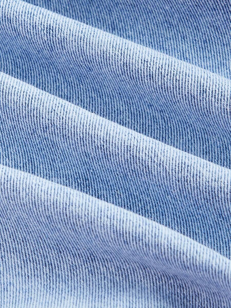 niebieskie spodnie jeans 