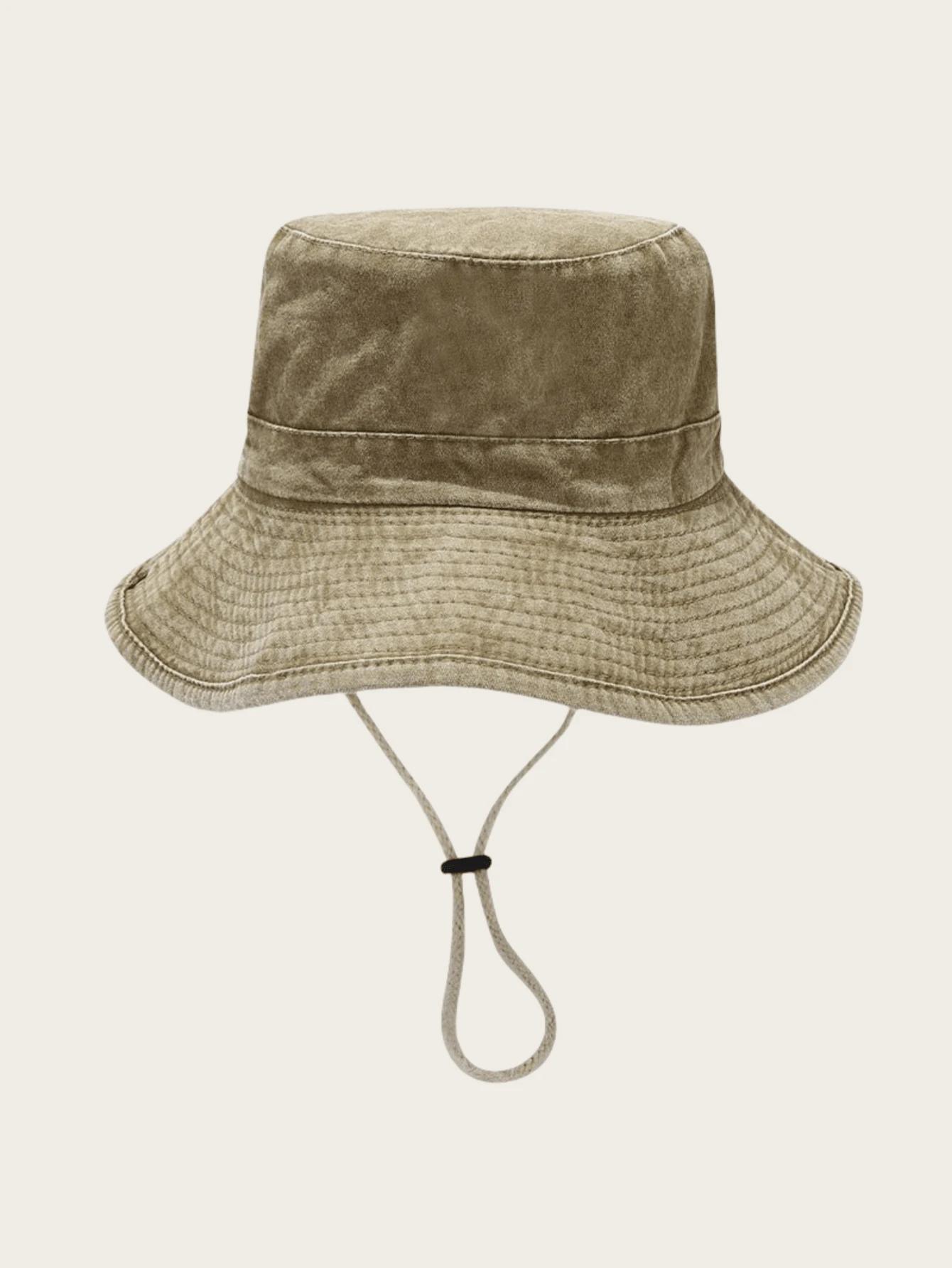 kapelusz bucket ściągacz khaki