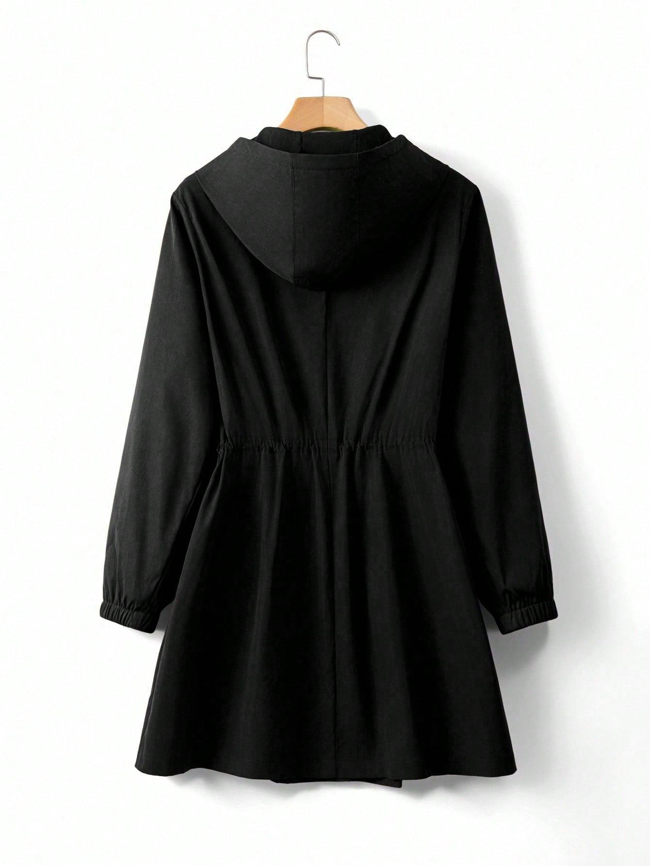 czarna kurtka parka