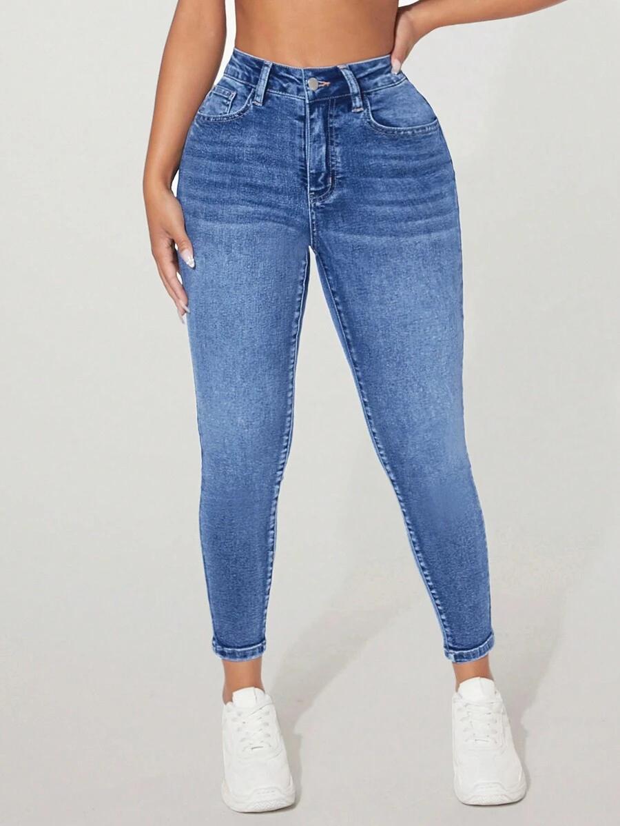 NIEBESKIE SPODNIE JEANS