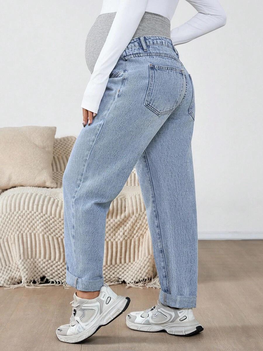 NIEBIESKIE SPODNIE JEANS