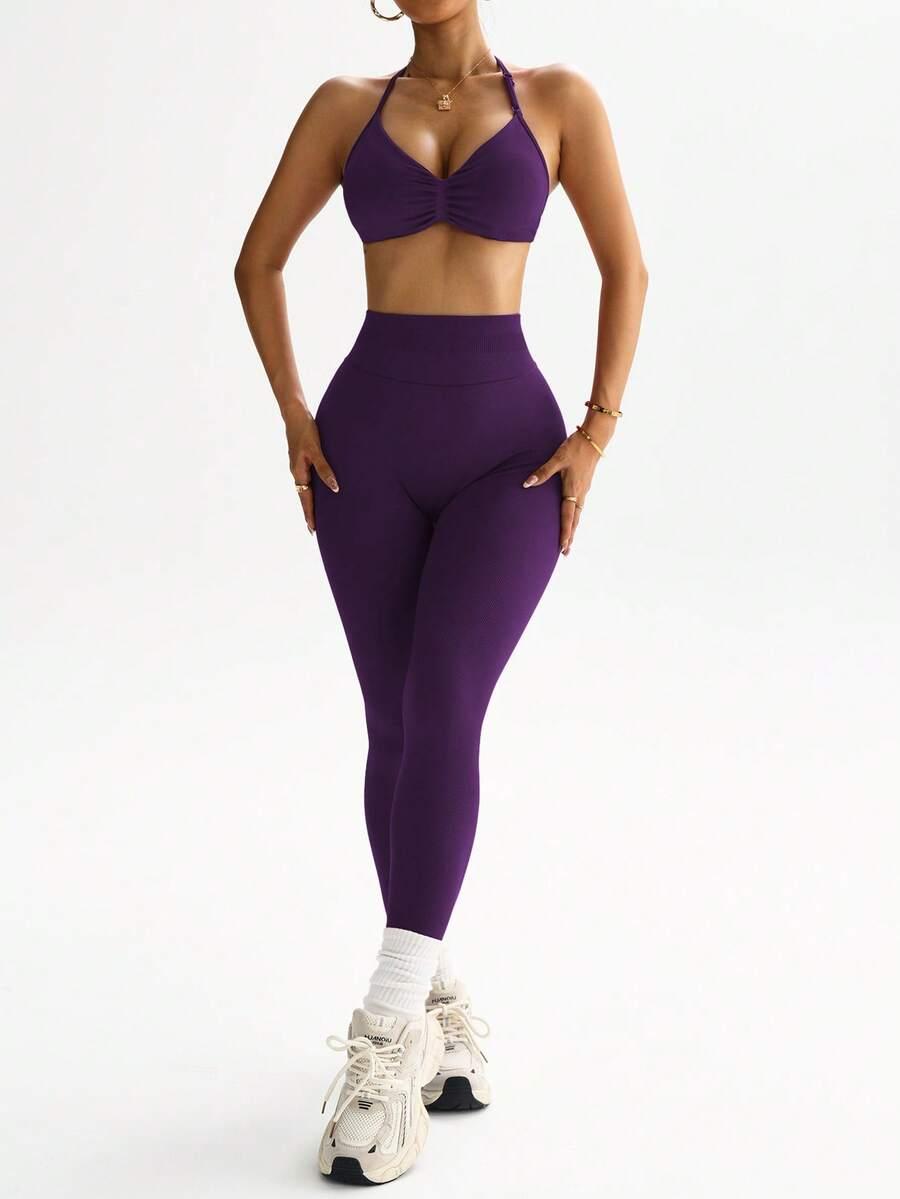 TOP LEGGINSY KOMPLET SPORTOWY