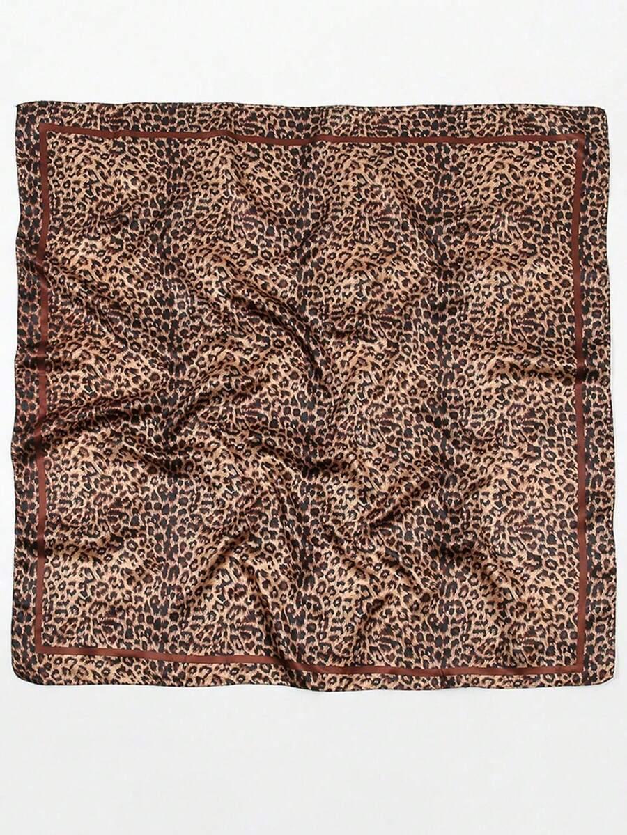 chustka na głowę animal print