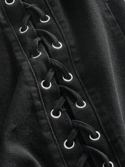 czarne spodni jeans
