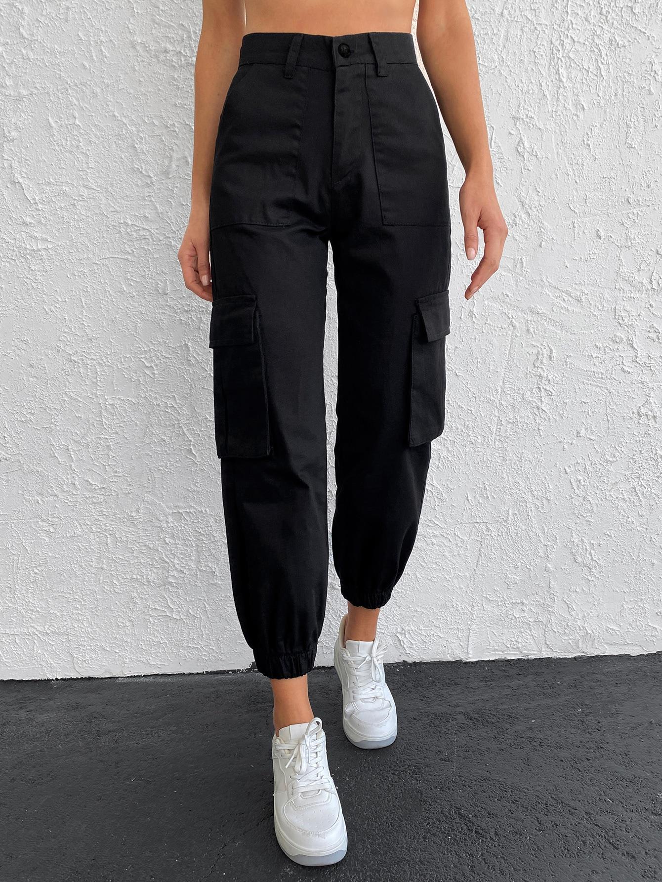 CZARNE SPODNIE JEANS