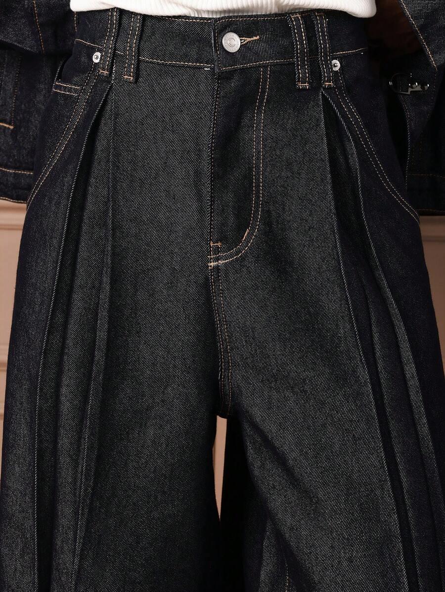 spodnie jeans zamek