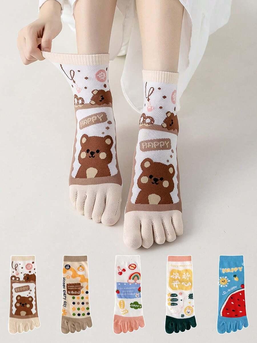 skarpetki nadruk 5-pack