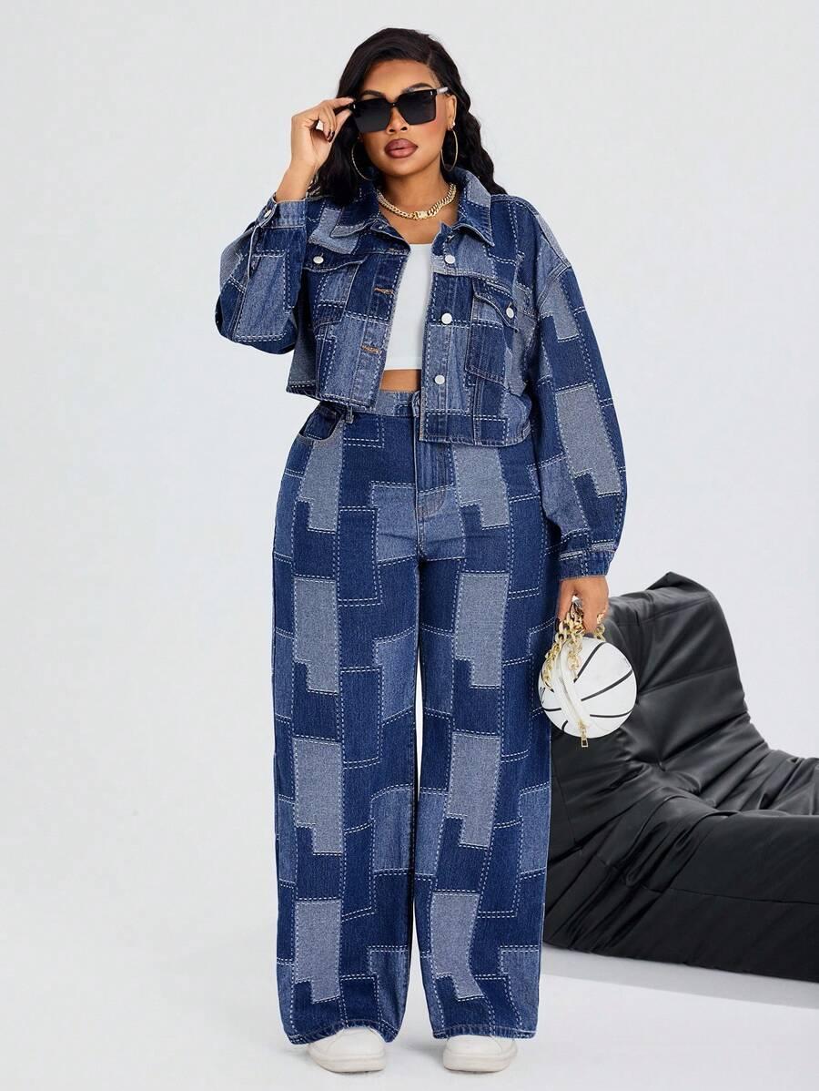 NIEBIESKA KURTKA JEANS 