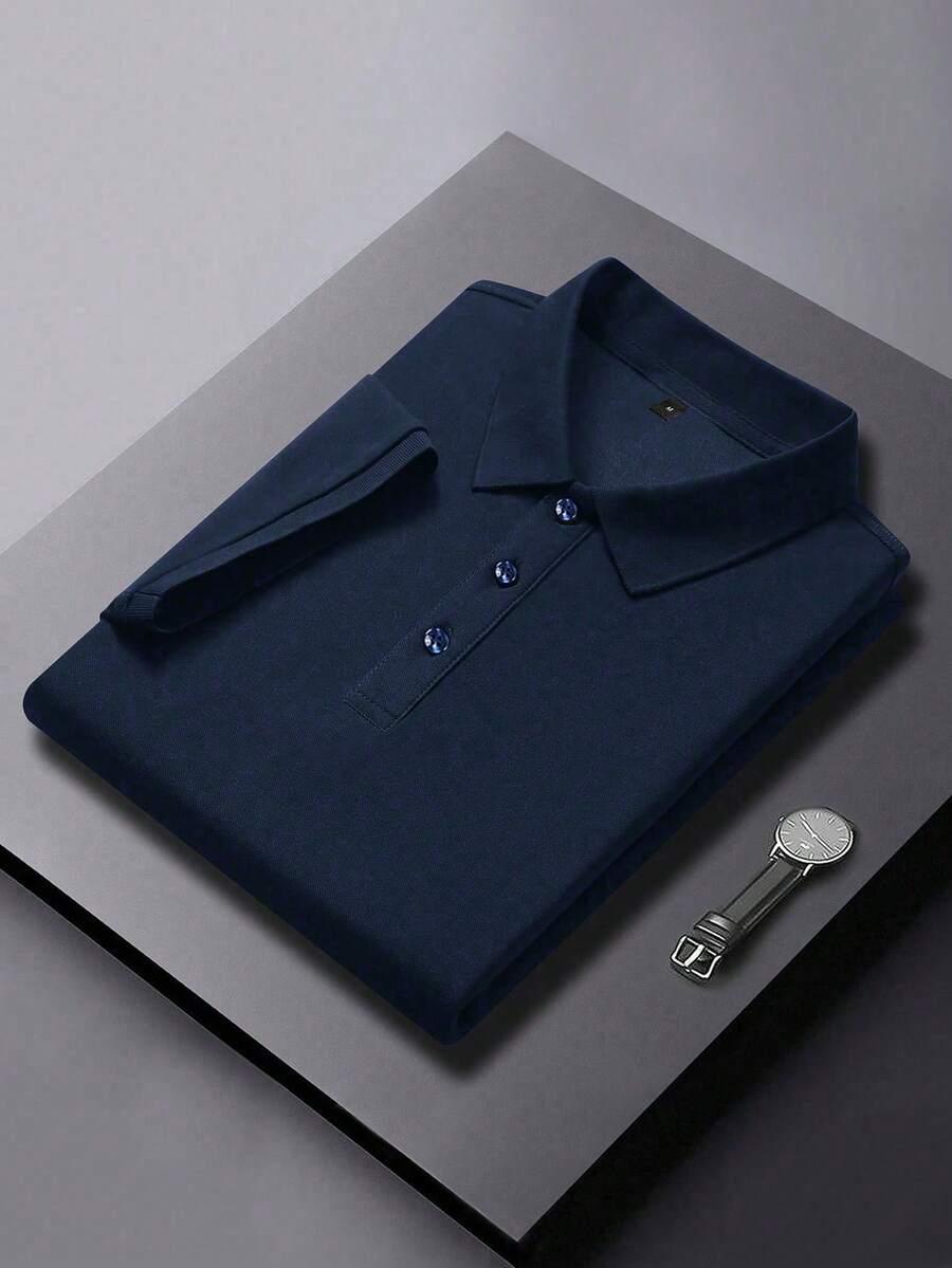 granatowa koszulka polo