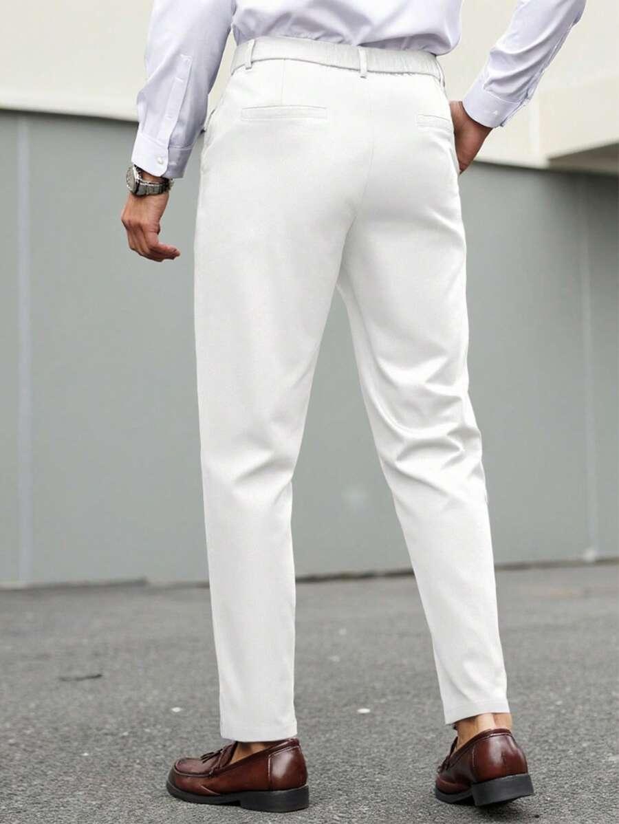 BIAŁE ELEGANCKIE SPODNIE