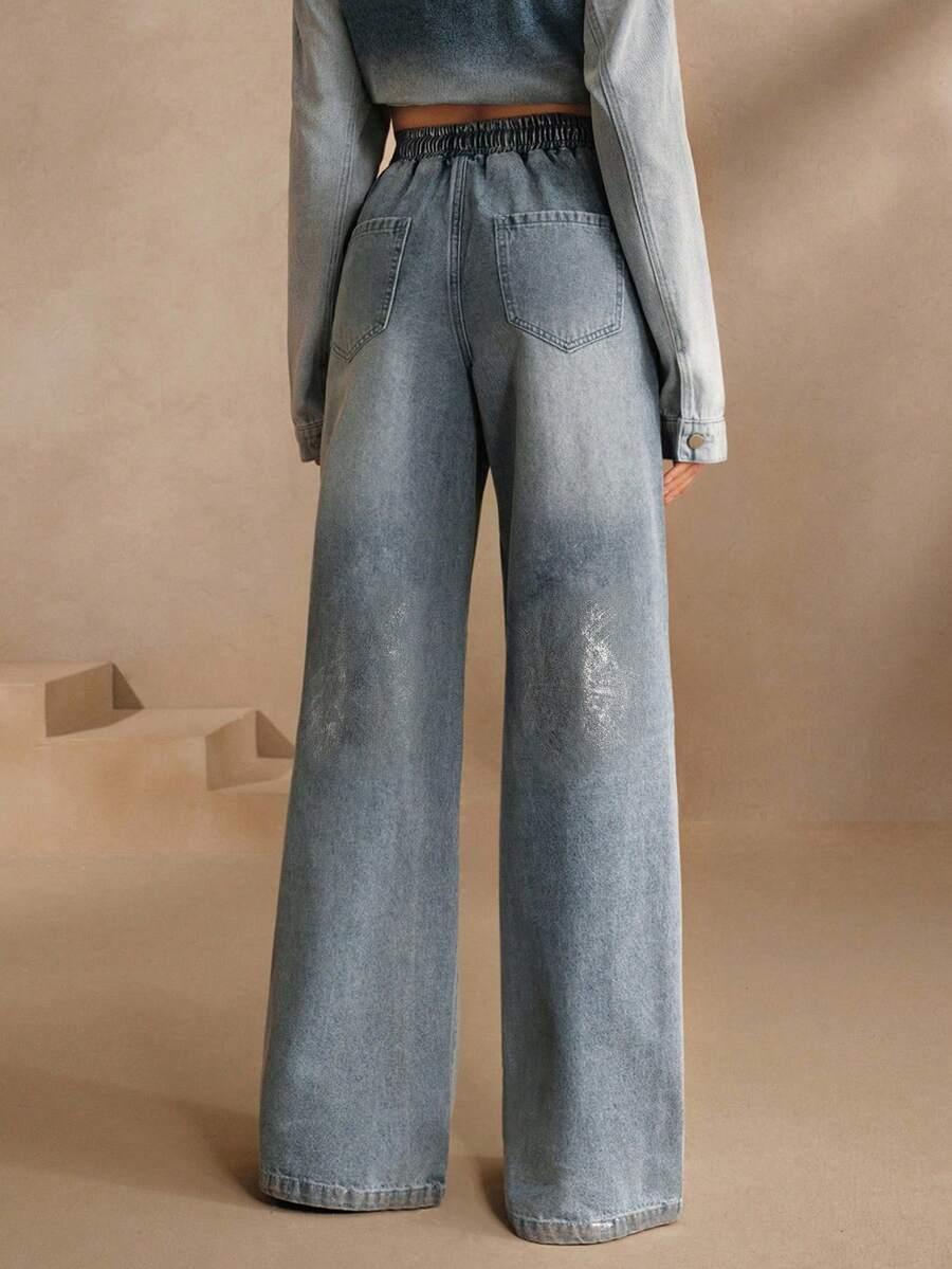 proste spodnie jeans
