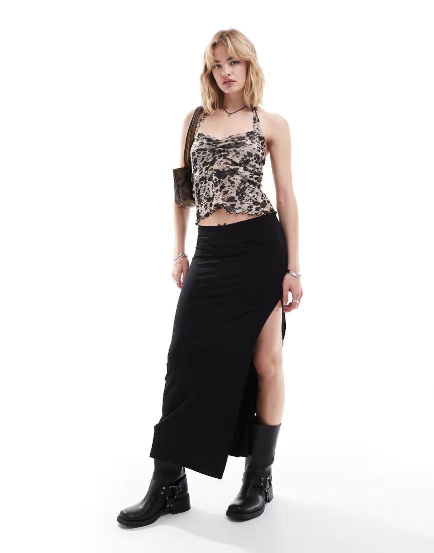 top animal print siateczka