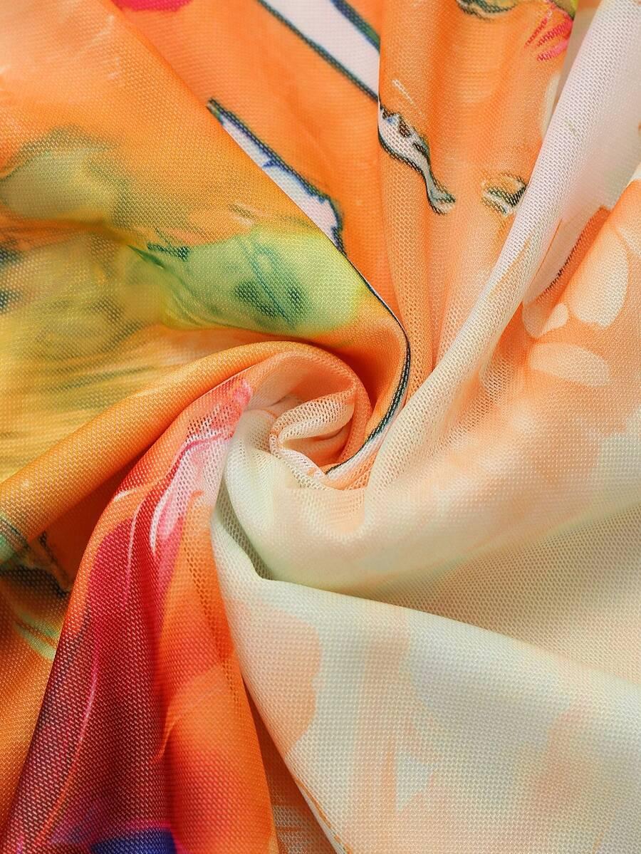 maxi spódnica print 