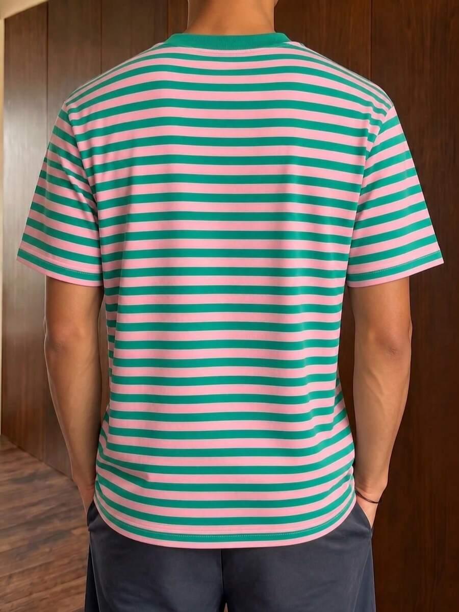 t-shirt wzór paski