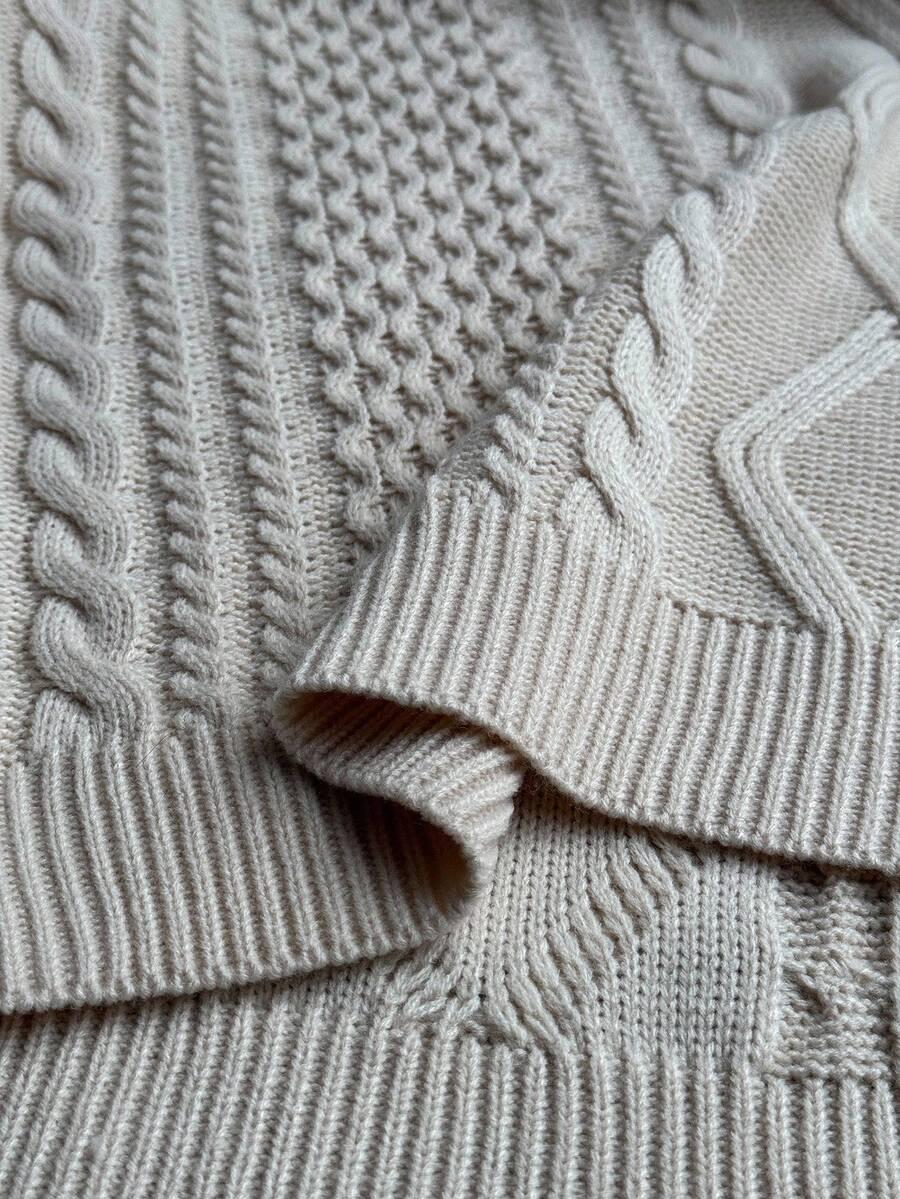 SWETER DAMSKI BEŻOWY