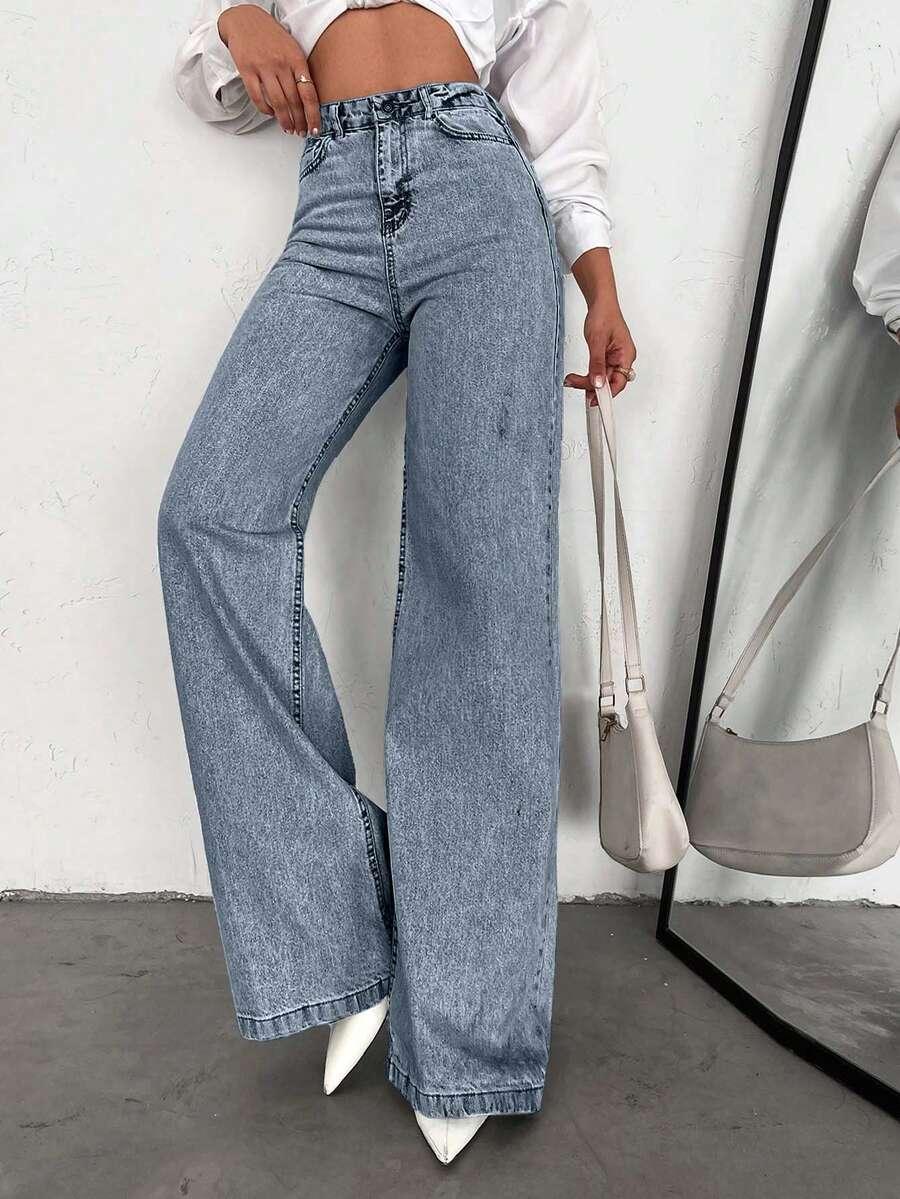 spodnie jeans prosta nogawka