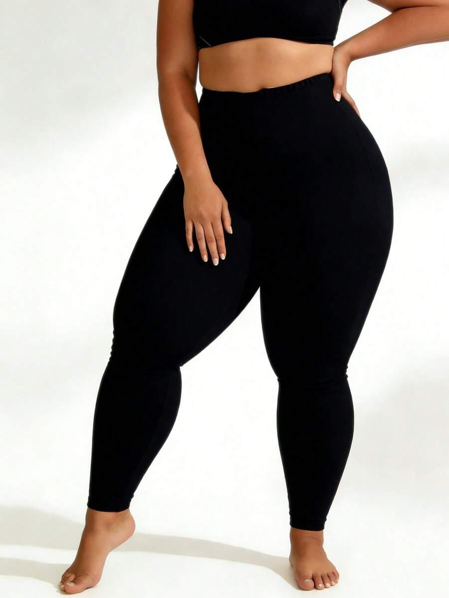 czarne legginsy 2-pack