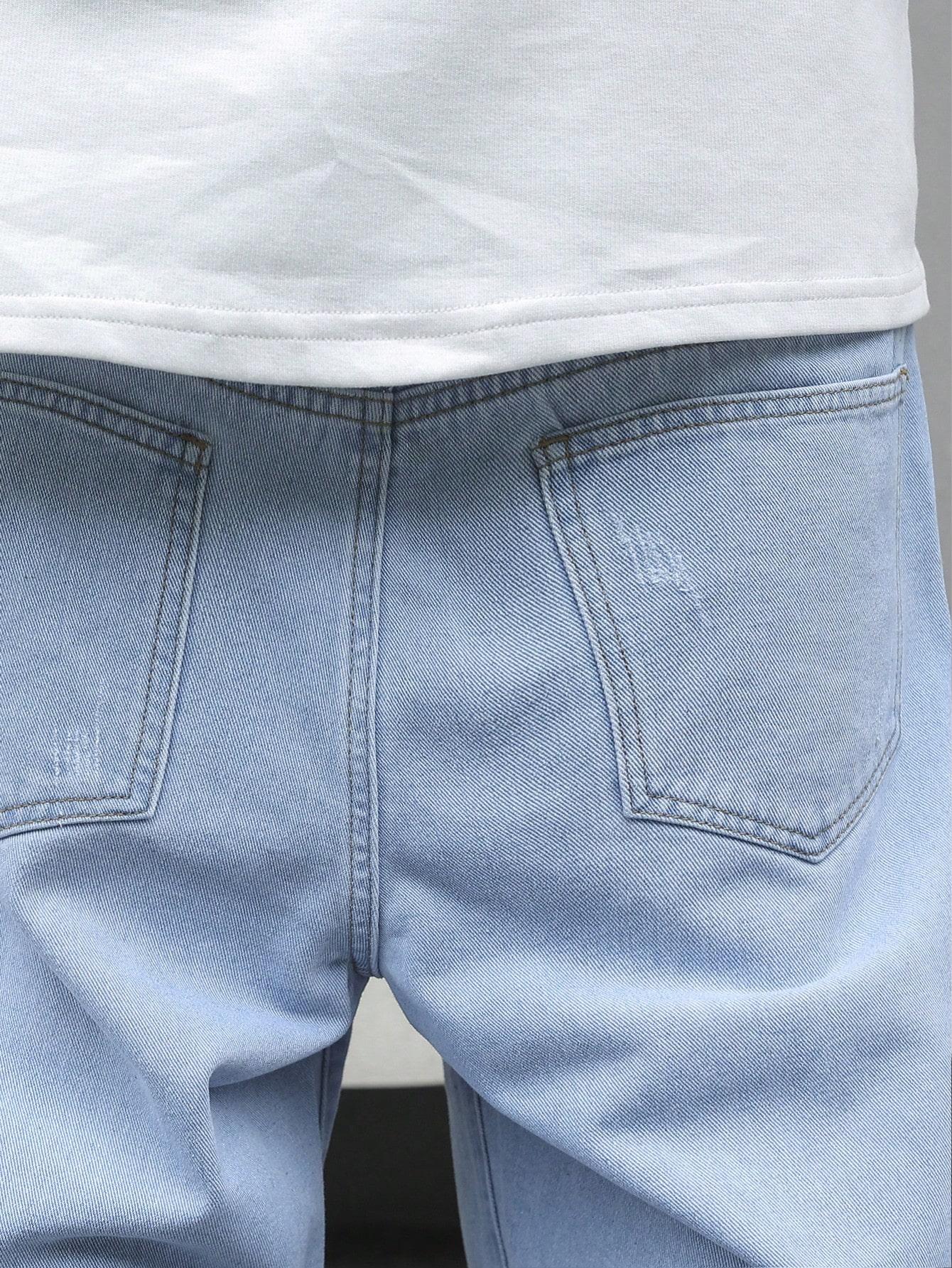NIEBIESKIE SPODNIE JEANS