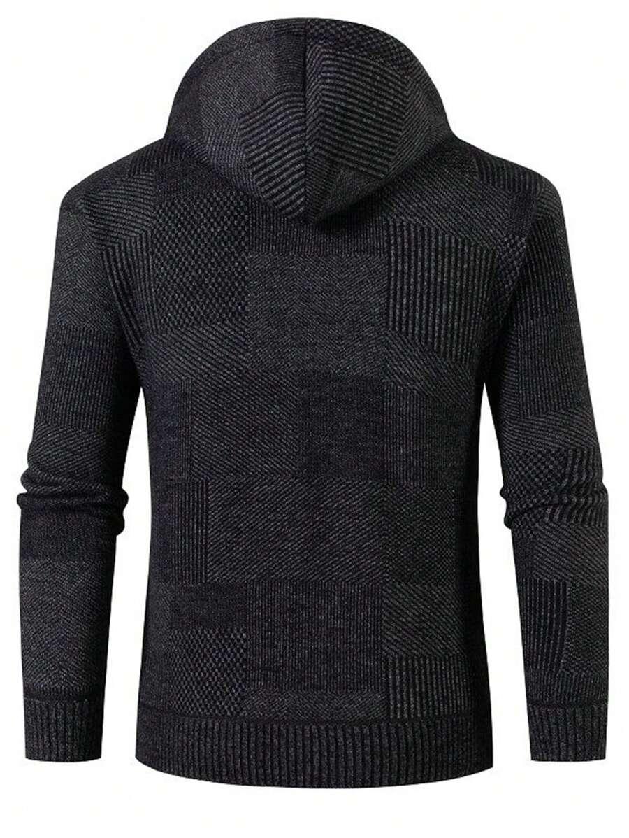 CZARNA BLUZA Z KAPTUREM