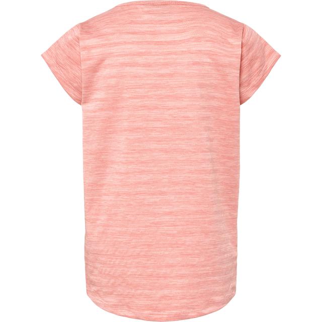klasyczny różowy t-shirt logo kontrast paski