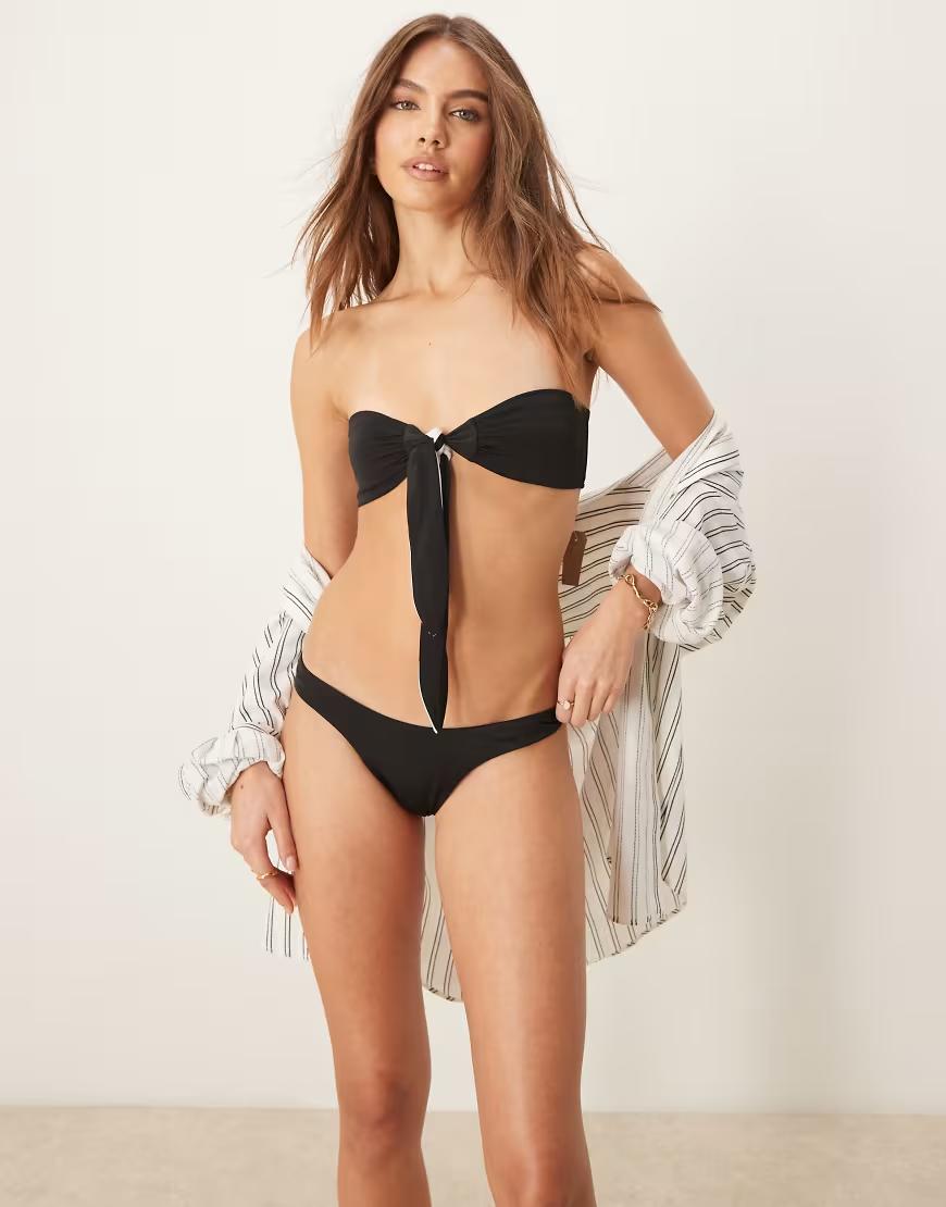 czarny DÓŁ OD BIKINI