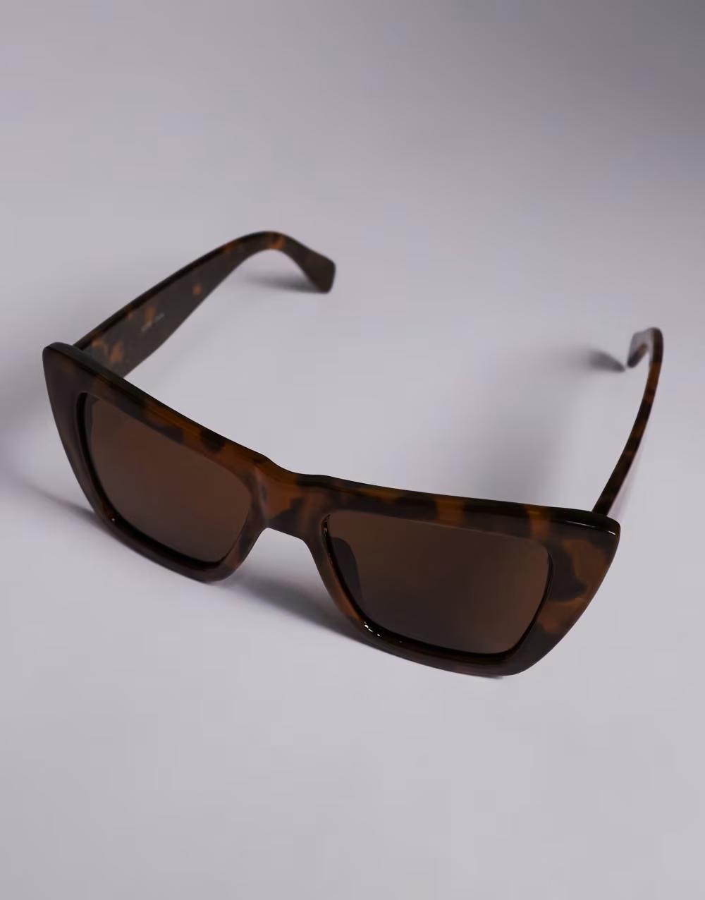 brązowe okulary przeciwsłoneczne ANIMAL PRINT