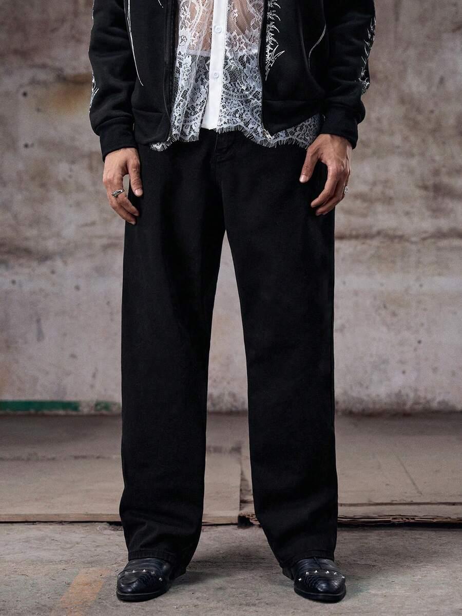 SPODNIE JEANS HAFT