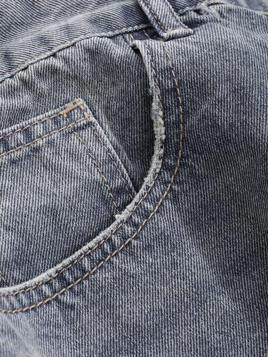 SZEROKIE SPODNIE JEANS 