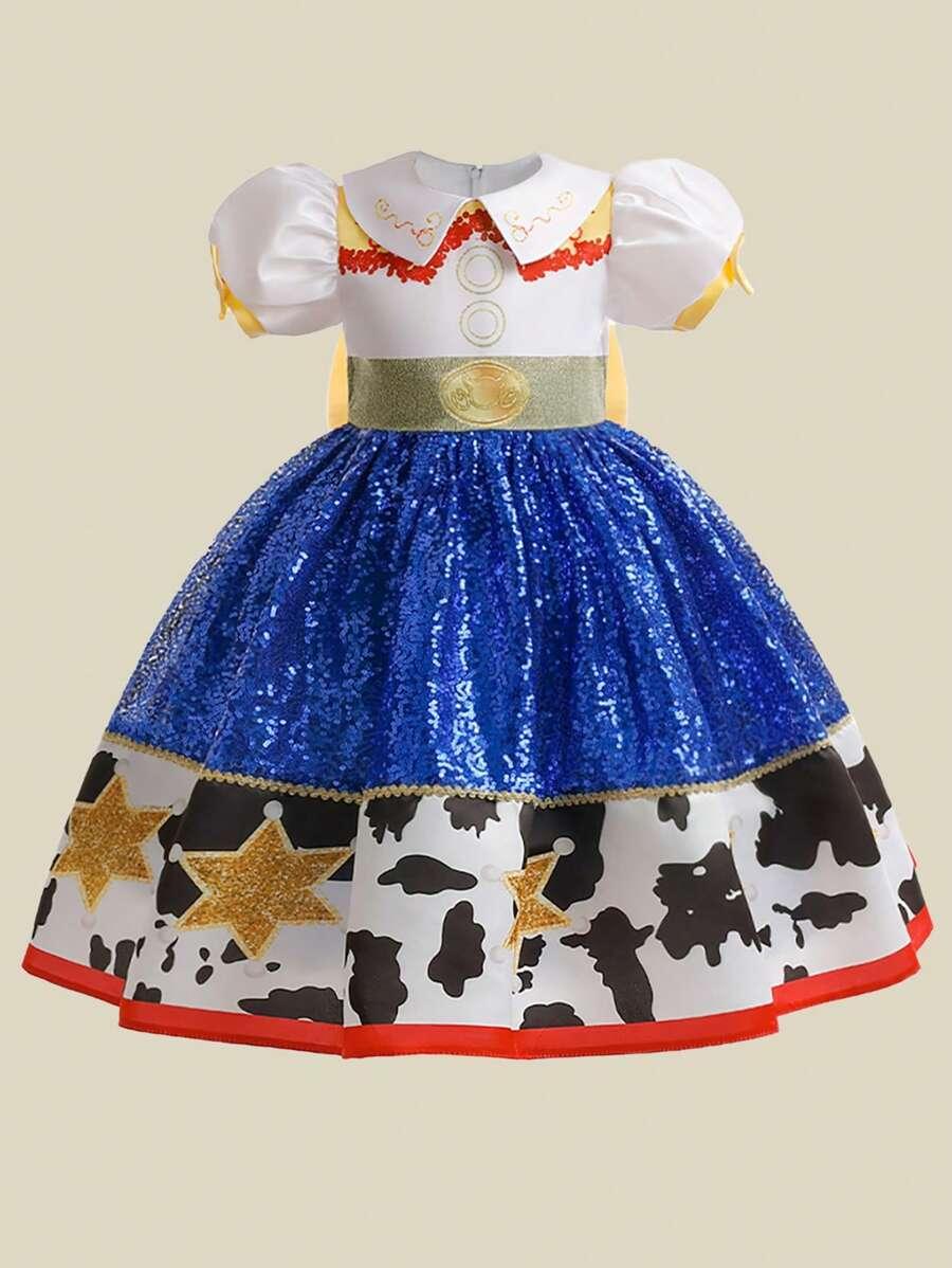 sukienka wzór połysk