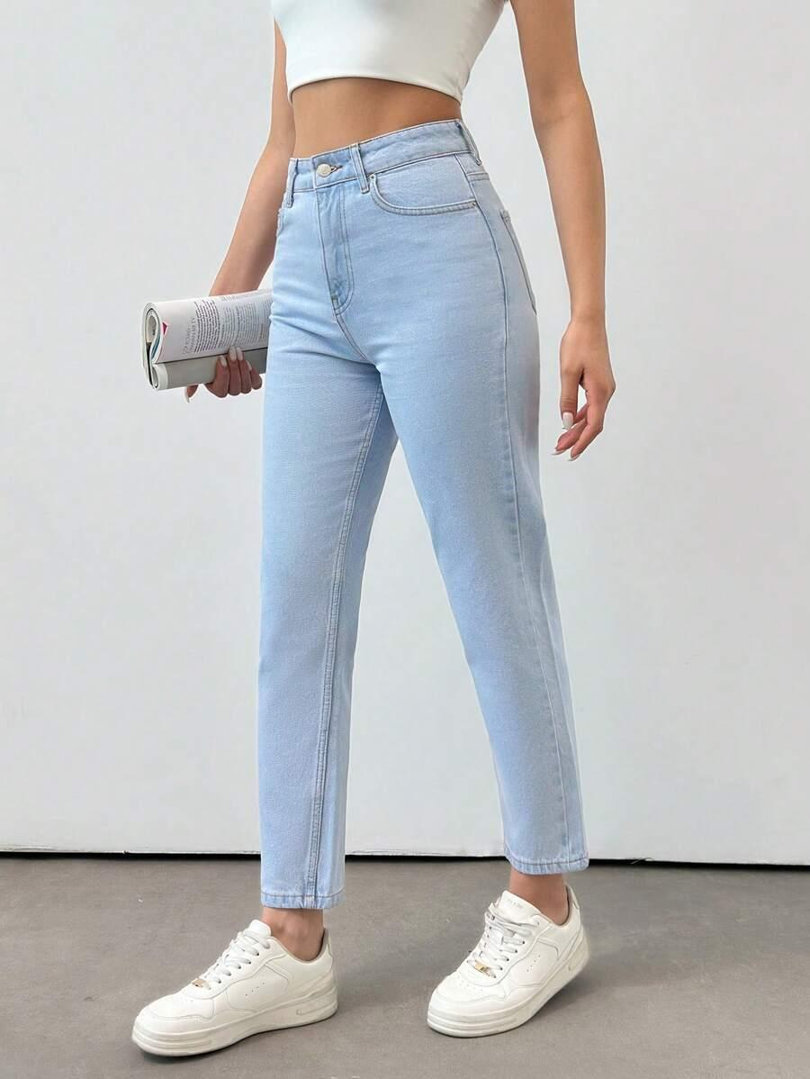 SPODNIE JEANS WYSOKI STAN
