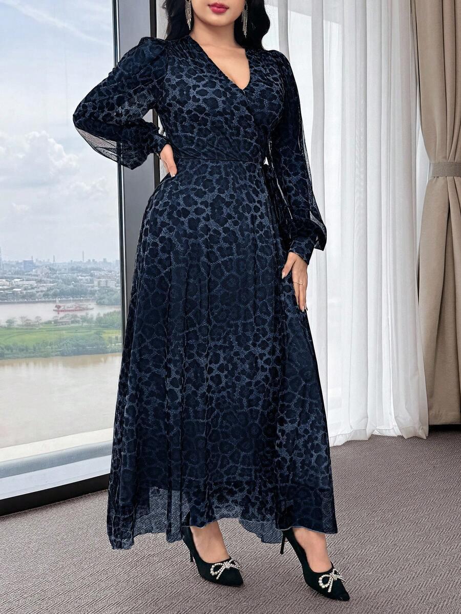 maxi sukienka animal print