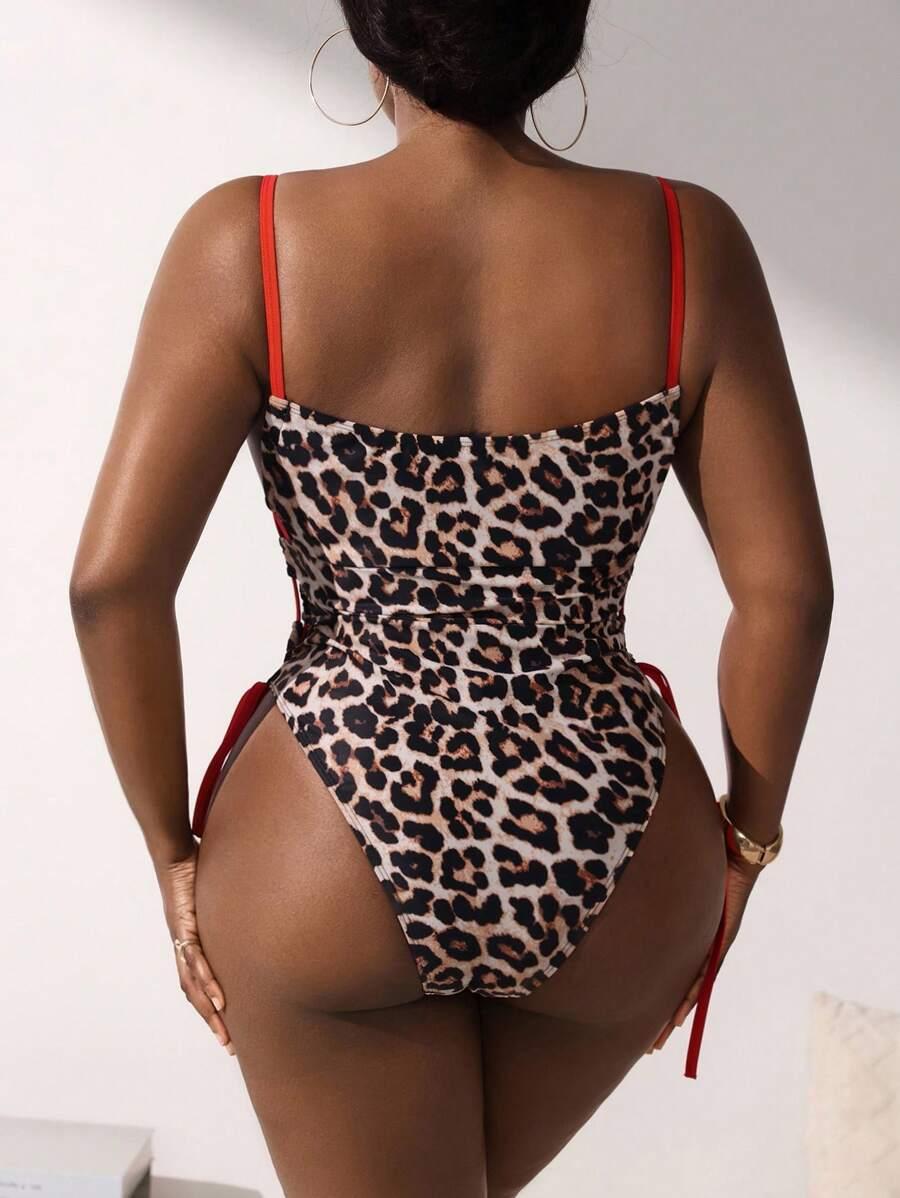 jednoczęściowy strój kąpielowy animal print 