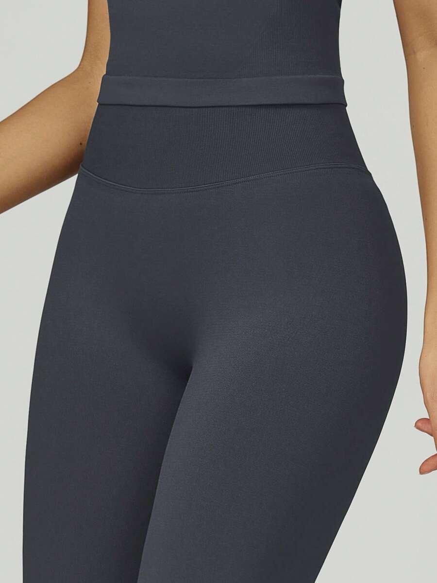 SZARE LEGGINSY SPORTOWE