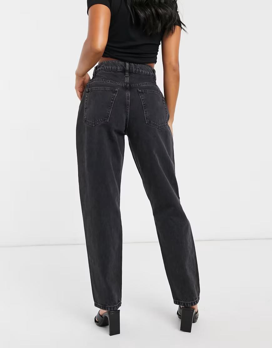 CZARNE SPODNIE JEANS