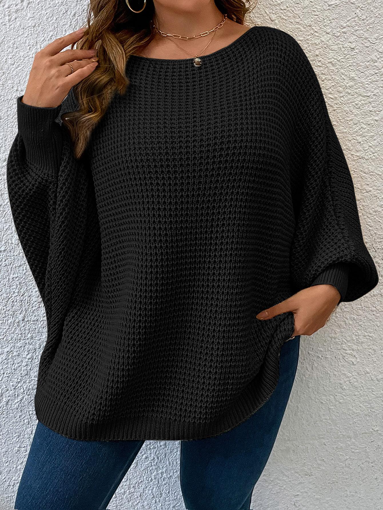 CZARNY SWETER SPLOT 
