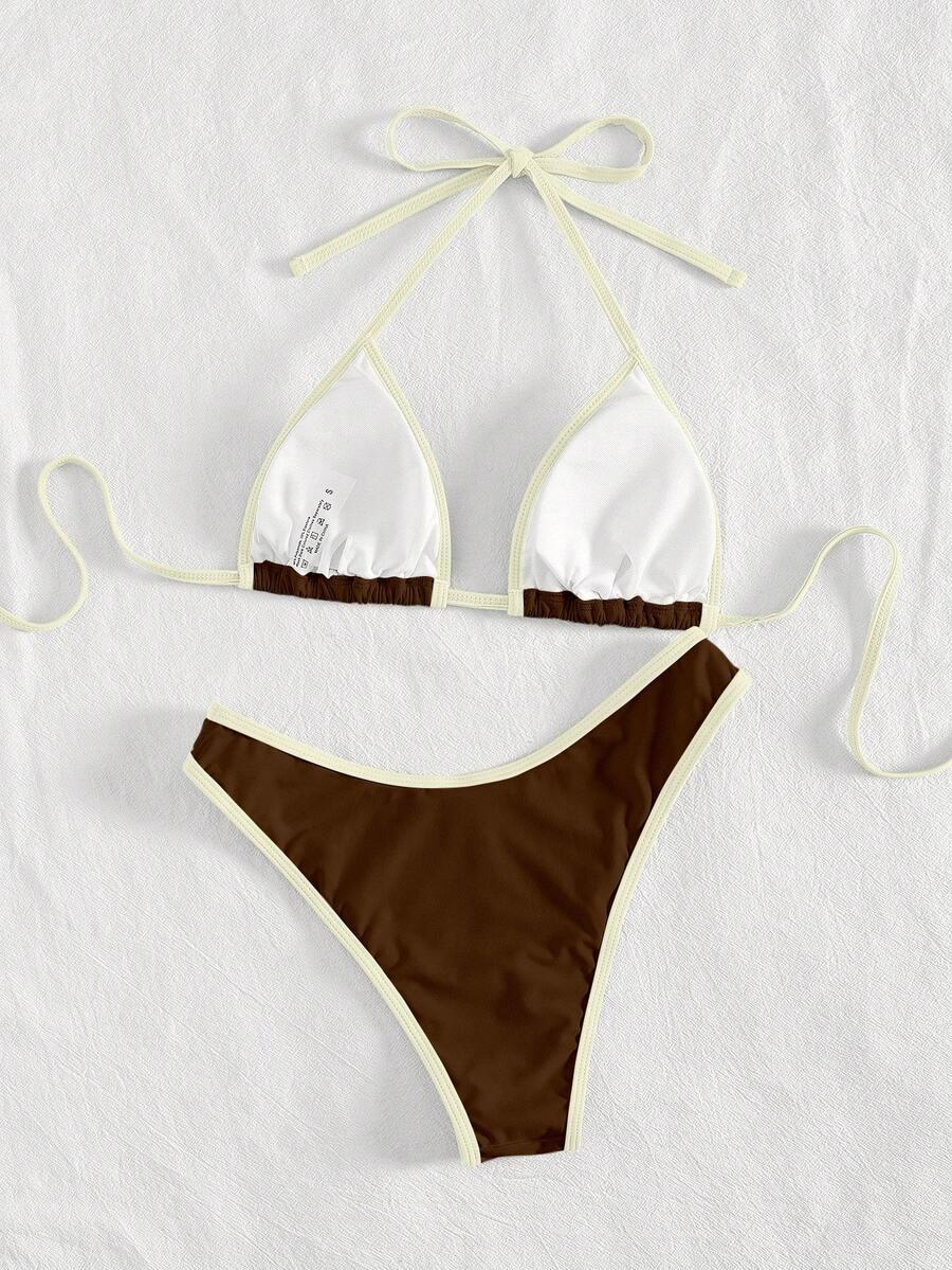 komplet bikini kontrast 