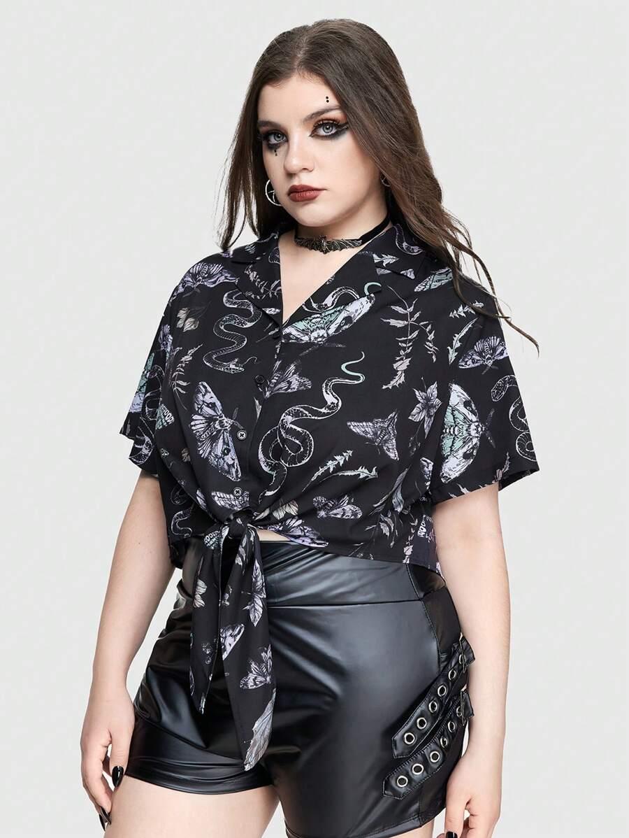 KOSZULA KRÓTKI RĘKAW PRINT