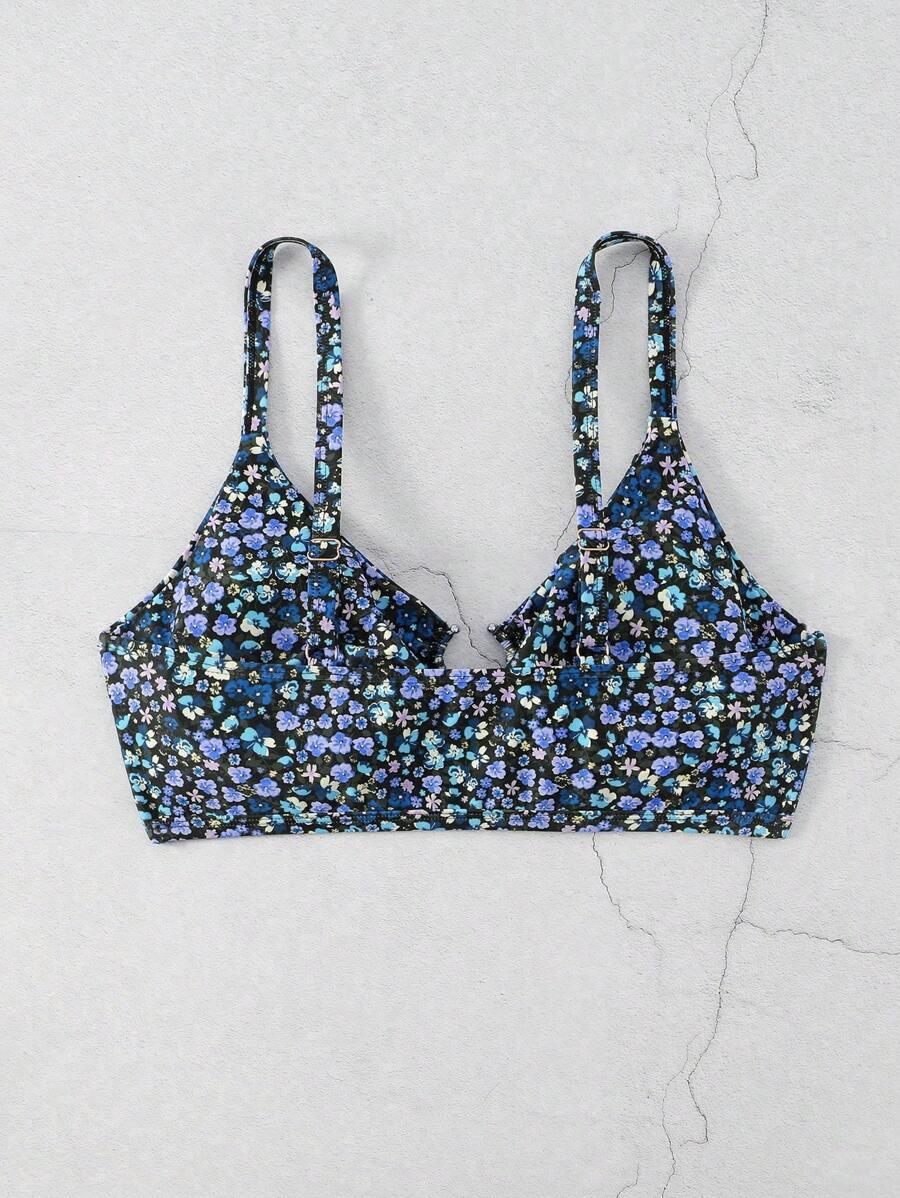 GÓRA OD BIKINI print kwiaty