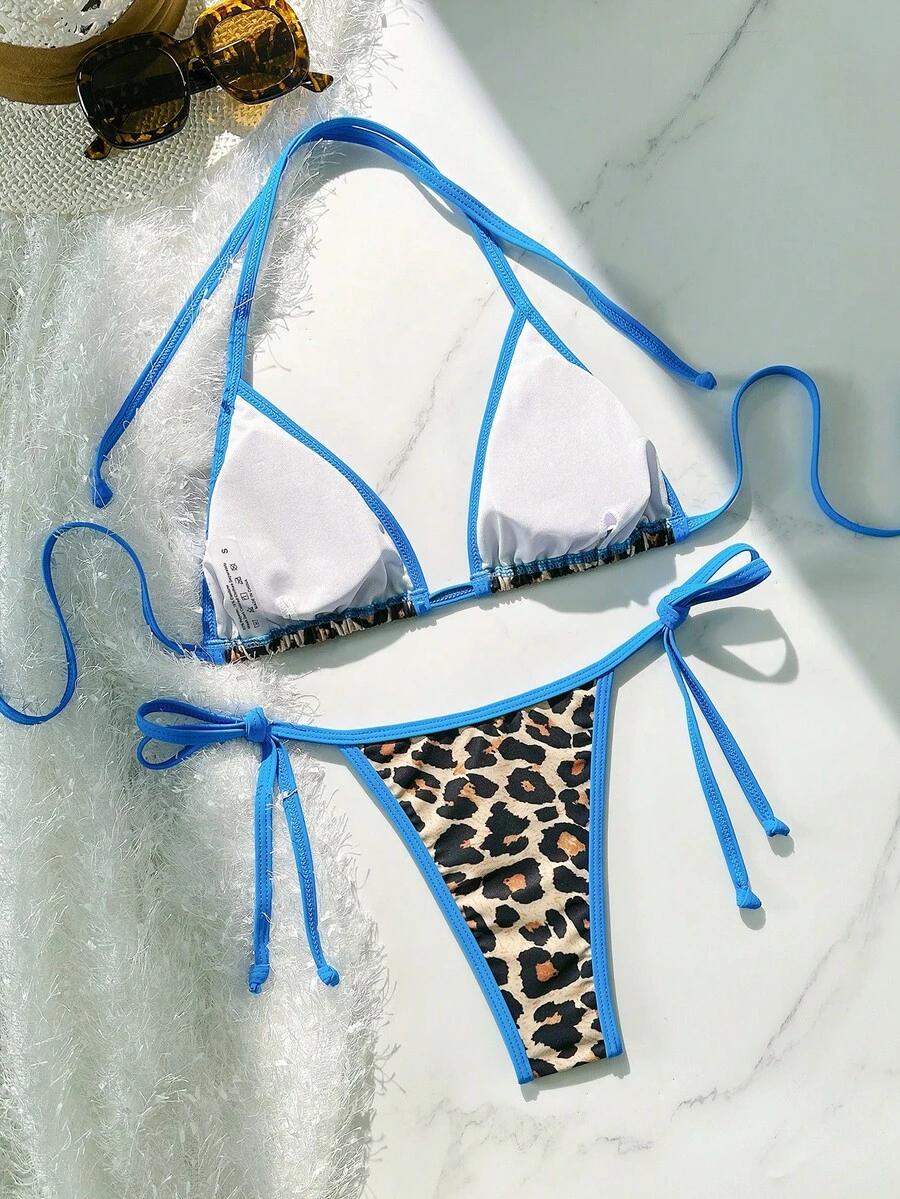 DWUCZĘŚCIOWY STRÓJ KĄPIELOWY ANIMAL PRINT