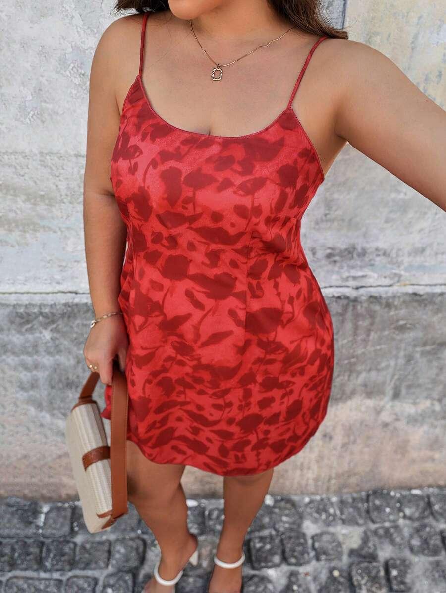 CZERWONA MINI SUKIENKA