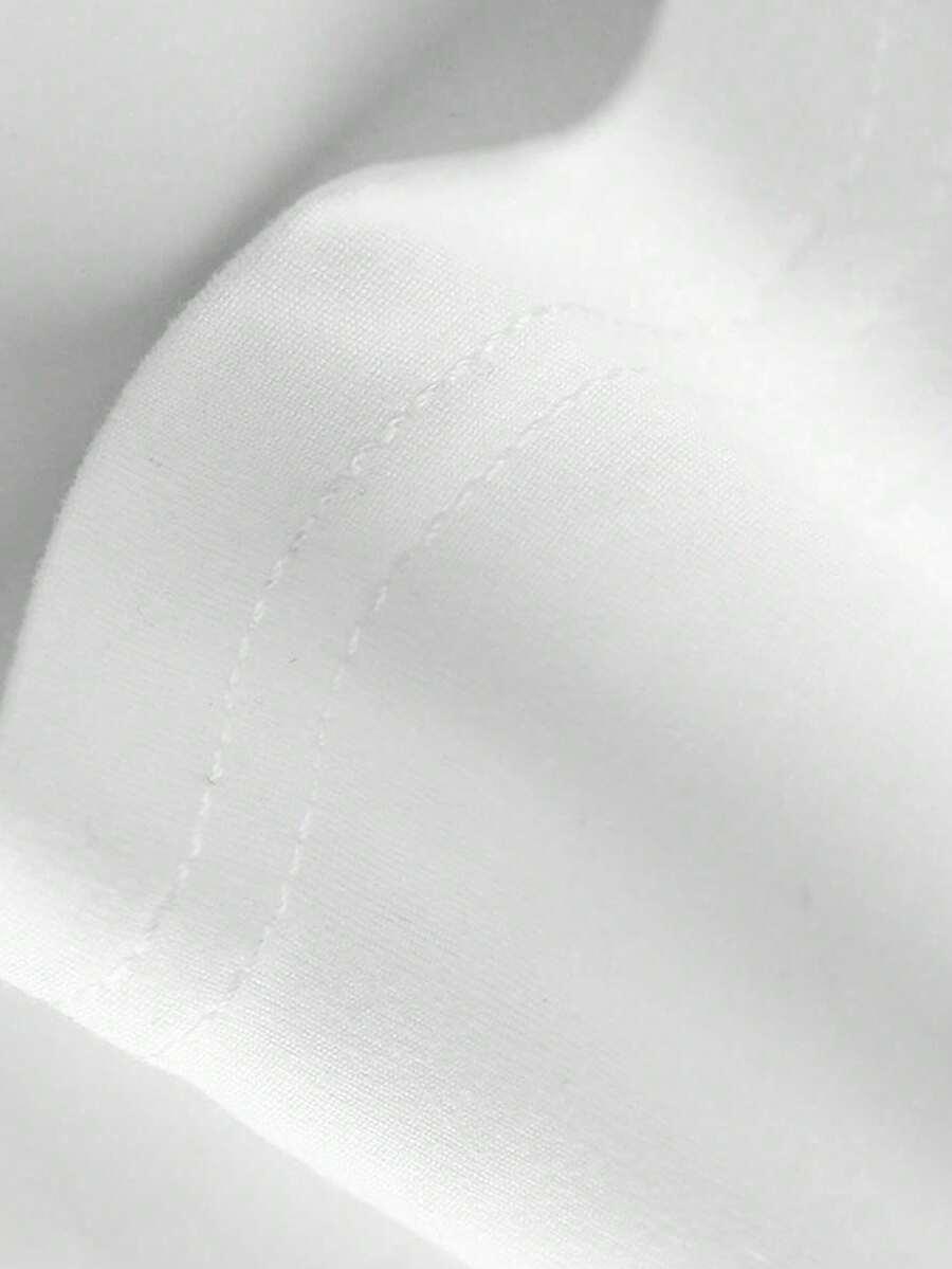 biały t-shirt print