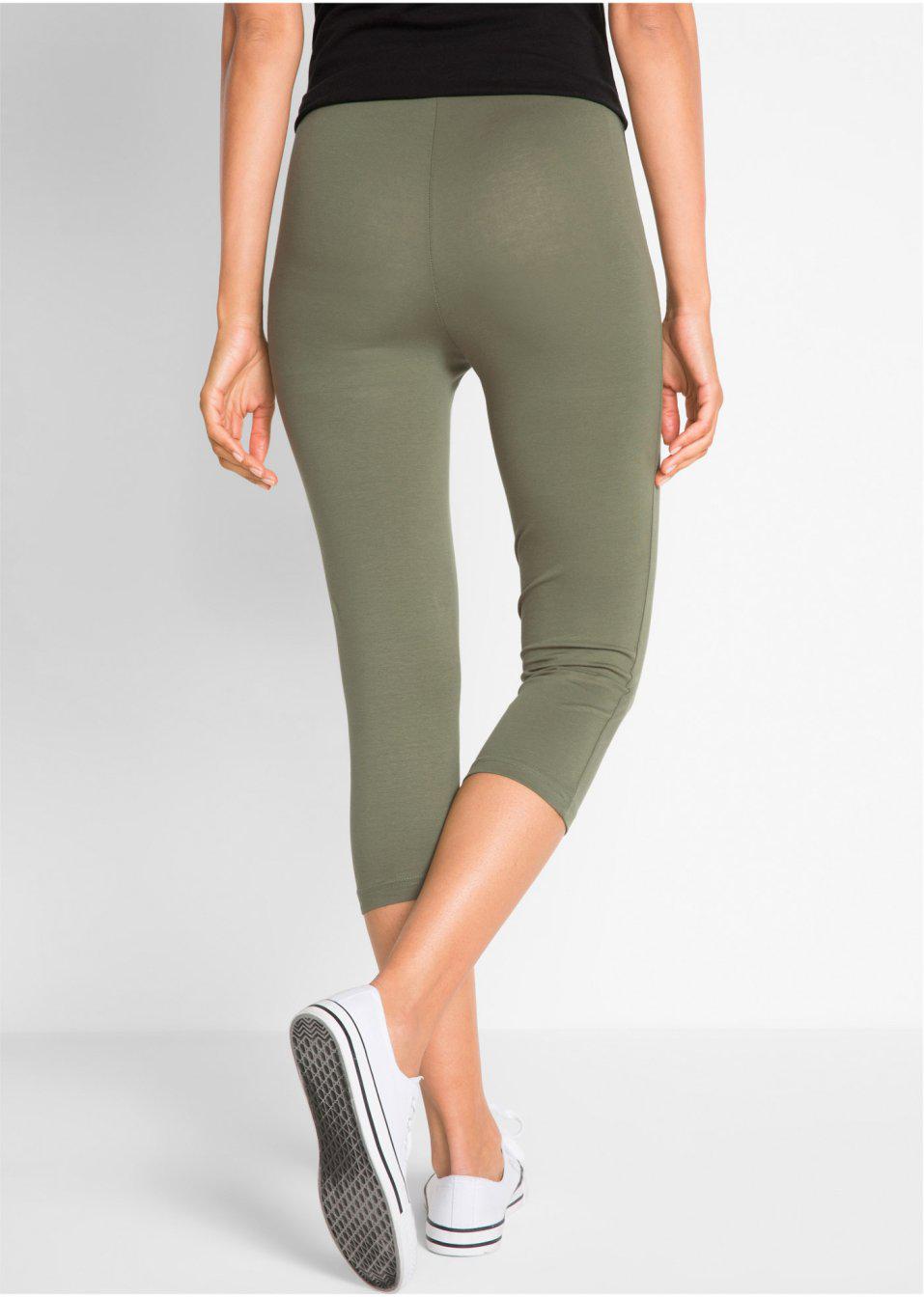 CZARNE LEGGINSY 3/4